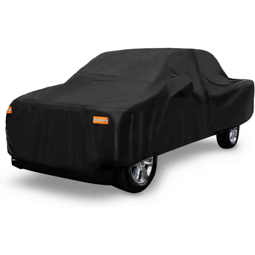 

Waterproof Truck Cover for Ford F150 Crew Cab 6.5Ft Bed, All-Weather Protection with Zipper and Reflective Bars