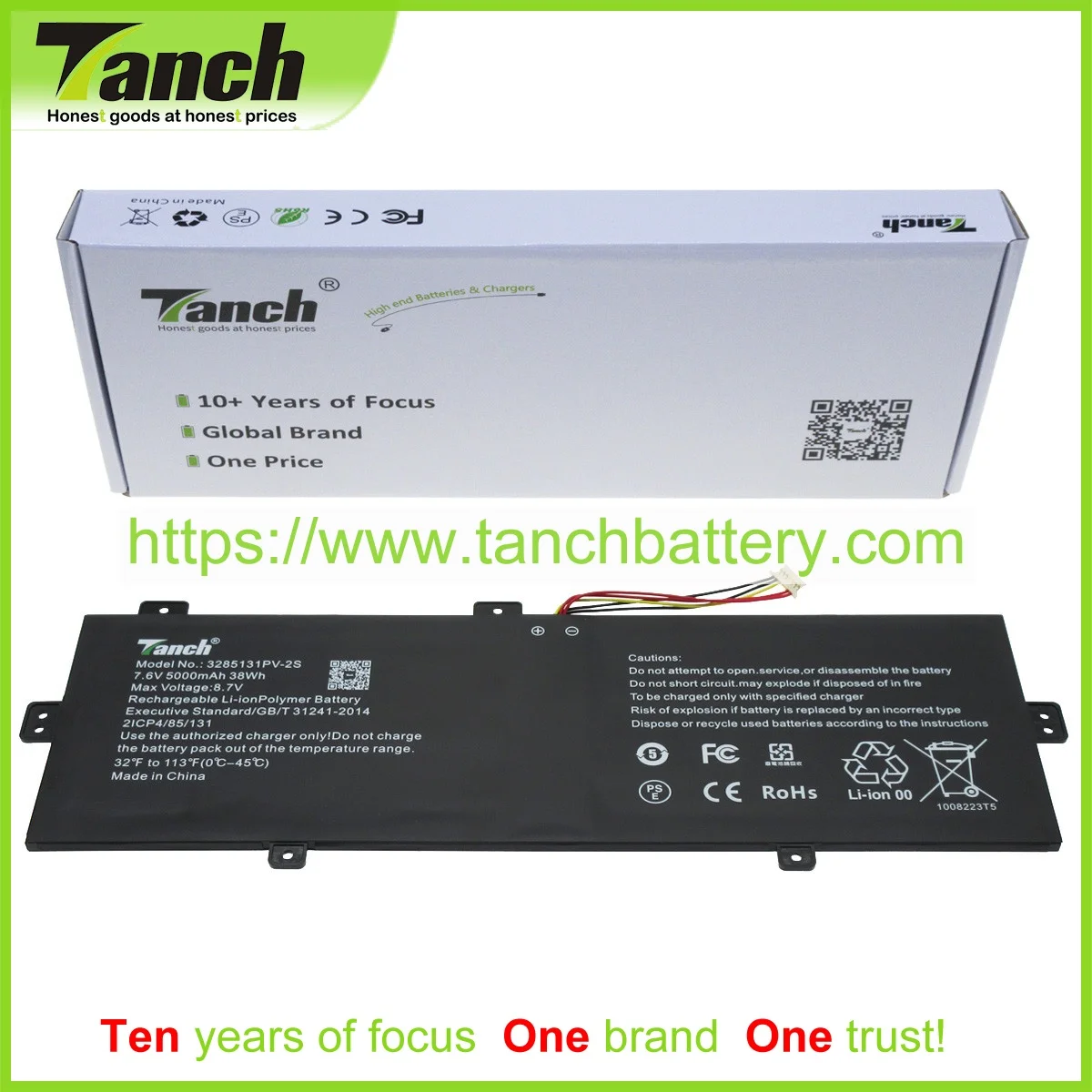 

Tanch Laptop Batteries for ILIFE U3285131P-2S,7.4V,4 cell