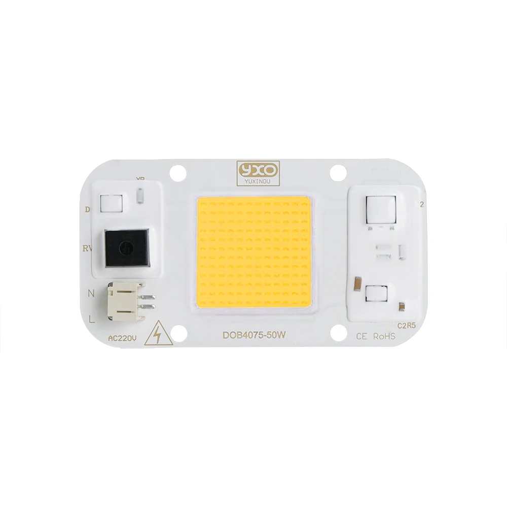 Gartenbau Zimmerpflanze wachsen Licht COB LED Chip 50 W Vollspektrum + 660 nm LED COB Chip für Pflanzen wachsen
