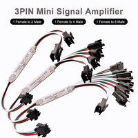 Mini LED Strip TTL Signal Amplifier Repeater For WS2812B WS2811 SK6812 DC5V 3Pin RGBIC Addressable Pixel Light Module 1 TO 2-8
