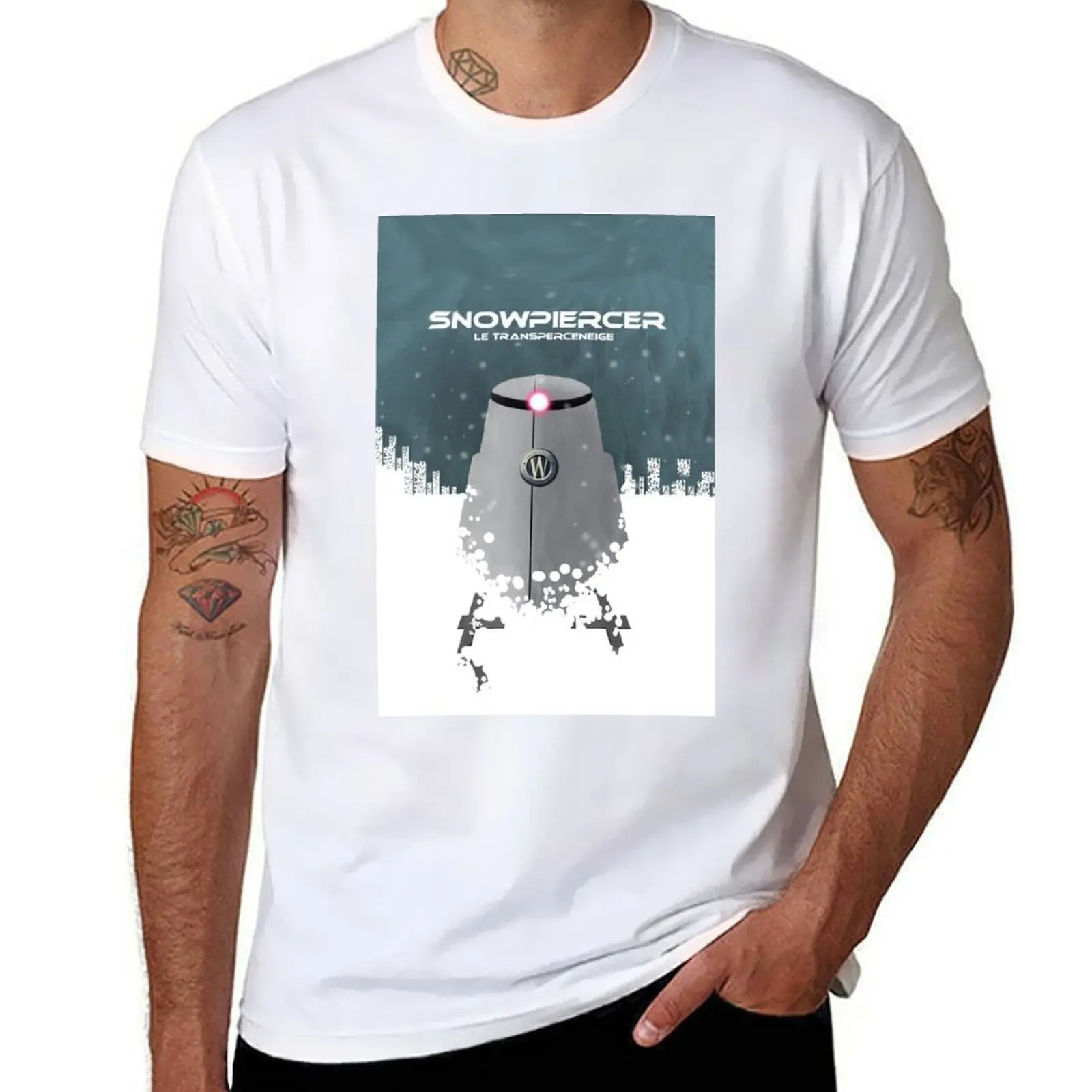 

Snowpiercer le transperceneige T-Shirt funny t shirts dark humor funny t shirts man t shirts for man cotton soft T-shirt