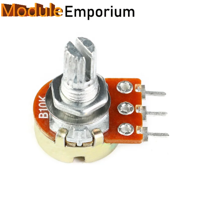 Neuer Potentiometer Topf wh148 b2k 2k Welle 15mm 3pin Potentiometer