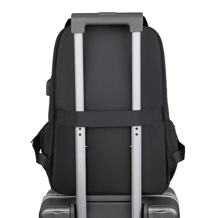 Casual Nylon Backpack Men's Travel Bag Large Capacity Middle School Student Bookbag Computer Travel Bag Simple Double Shoulder