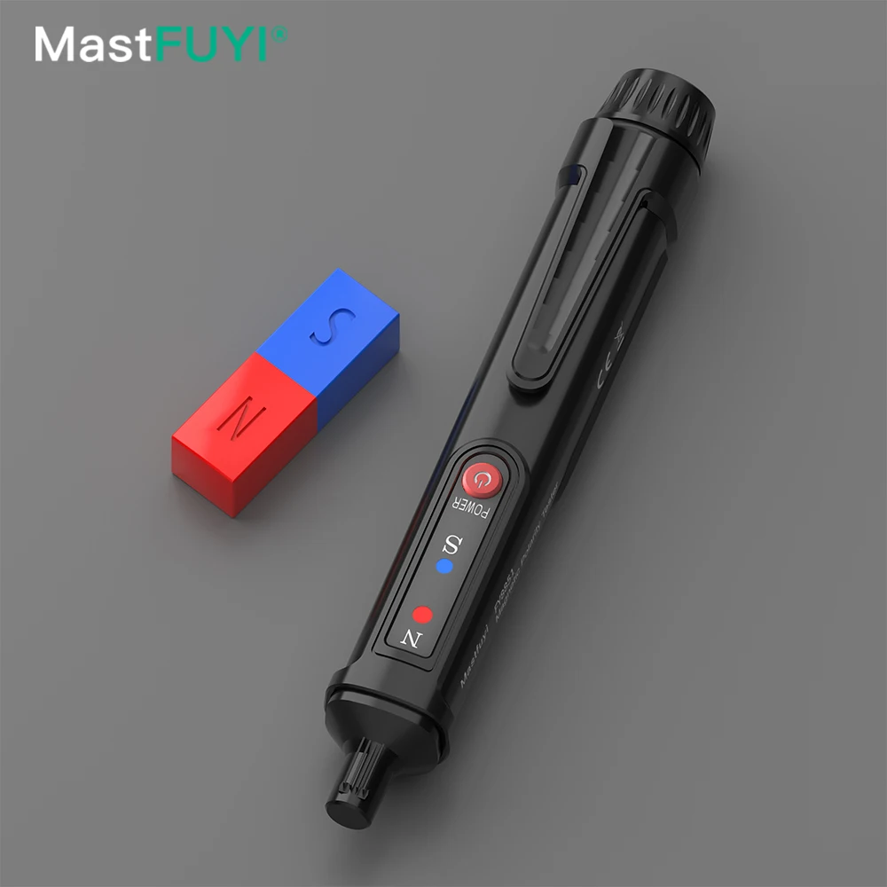 Mastfuyi-caneta Pólo Magnético Portátil Testador de Polaridade n s Pólo Identificar Ferramenta Detector de Pólo Magnético Norte e Sul