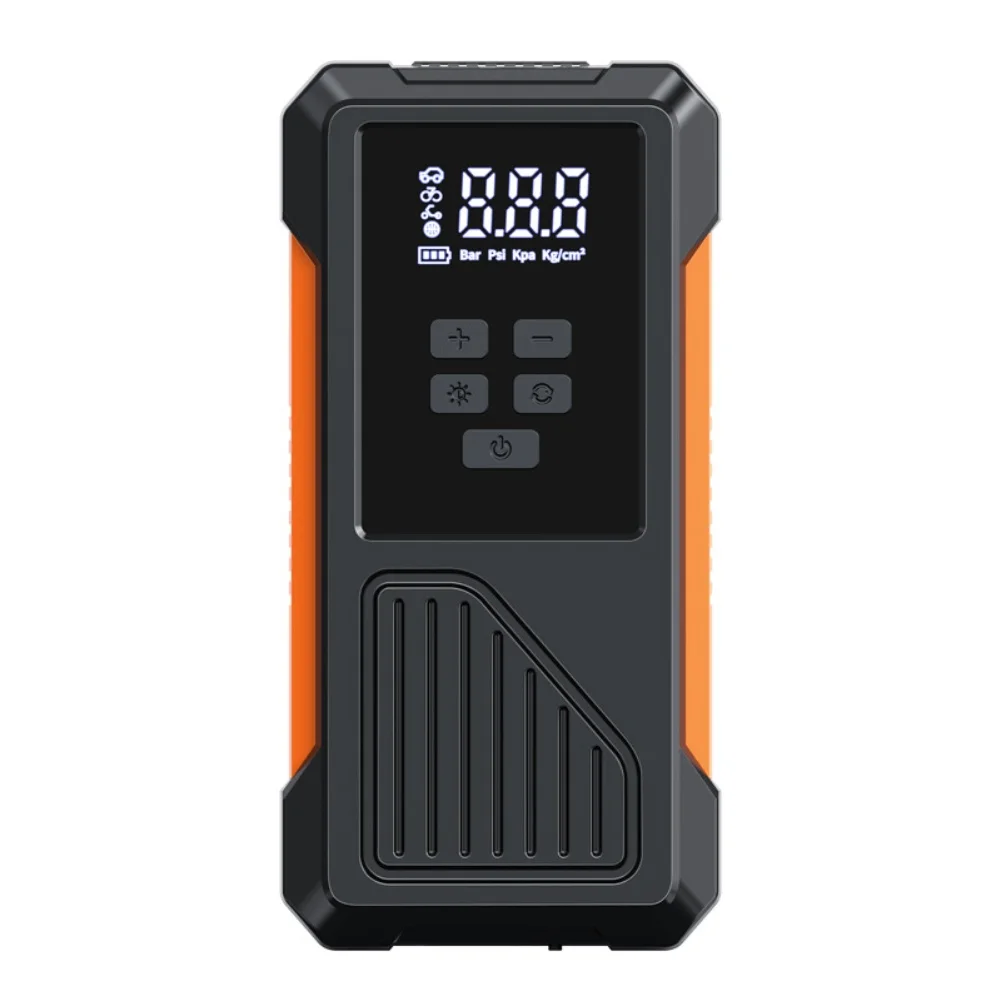 

Автомобильный аккумуляторный стартер с надувным воздушным насосом 6000 мАч, портативный источник питания для шин, мотоциклов и шариков