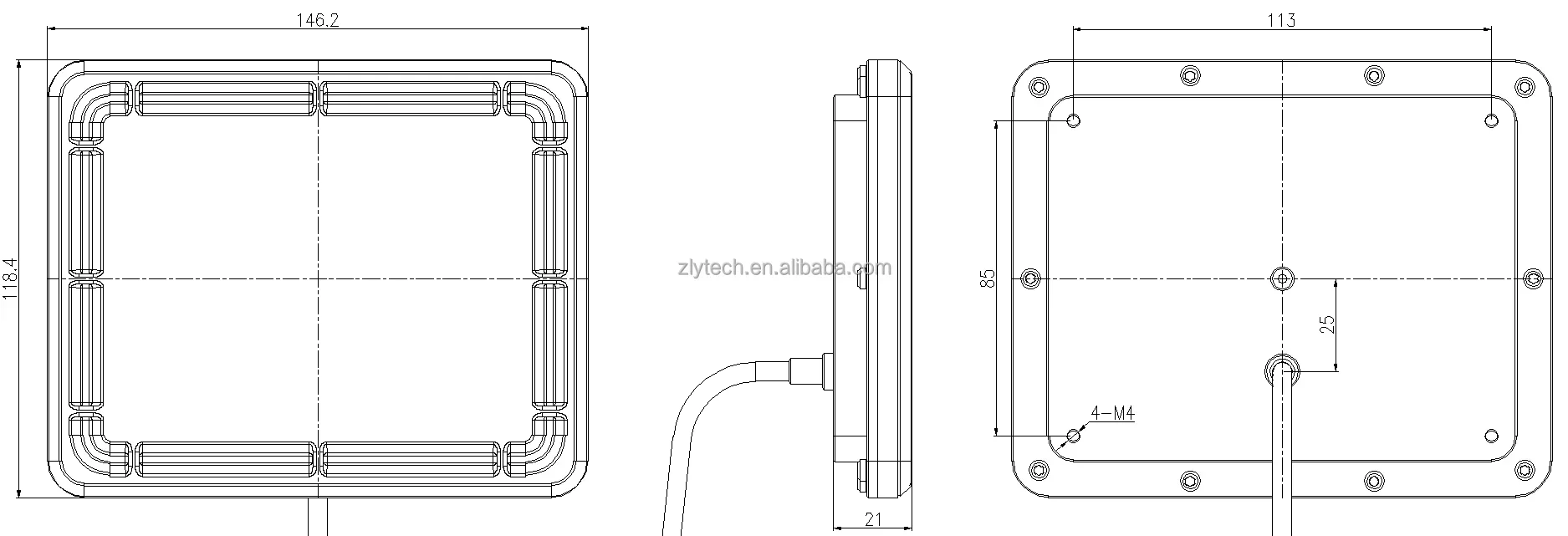 24ghz motion and position sensor long range radar up to 300m K-band narrow beam radar transmitter