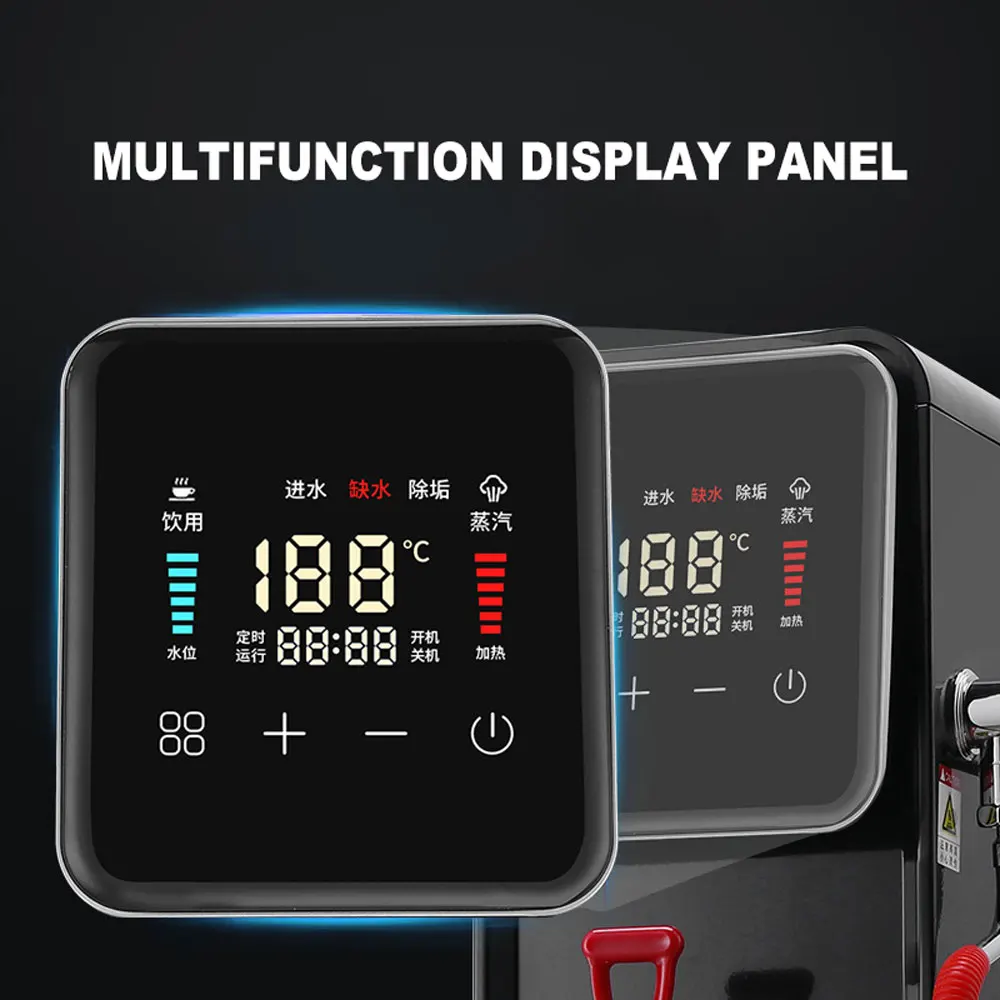 Máquina de agua con temporizador inteligente para uso comercial, calentador de agua a vapor, leche, té, bar, restaurante, Caldera de agua, 12L