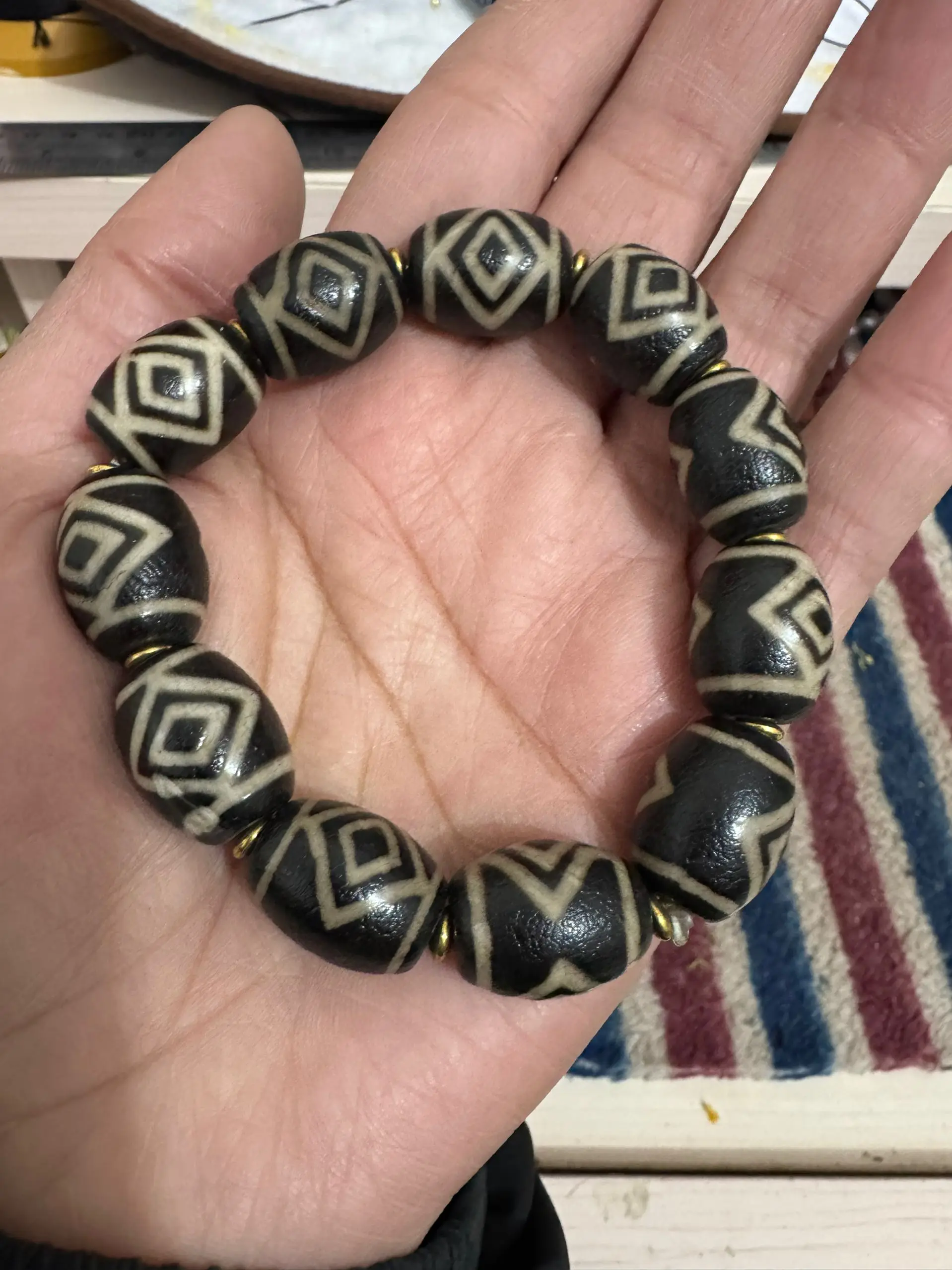 نمط حدوة حصان التبت الطبيعي ، حزمة التجوية ، حبات التبت ، سلع 14 م ، مبيعات المصنع مباشرة #5