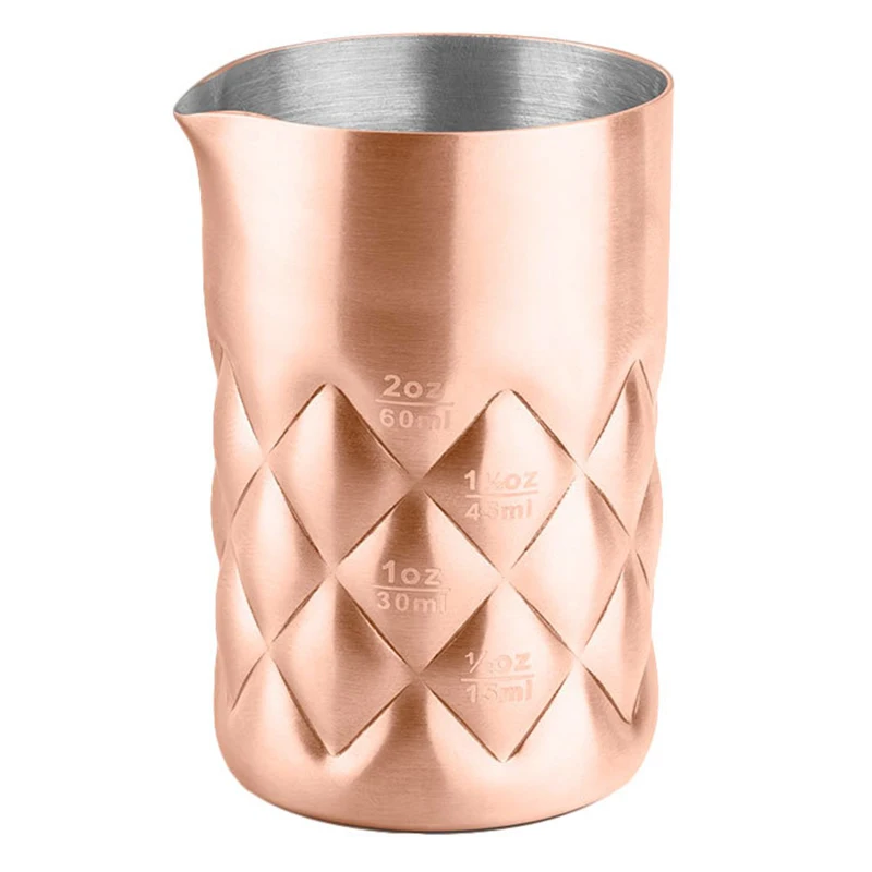 100 مللي 304 قياس كوب أدوات بار قياس كوكتيل Jigger-شريط معدني الروح قياس مع صب صنبور الفضة/النحاس #6