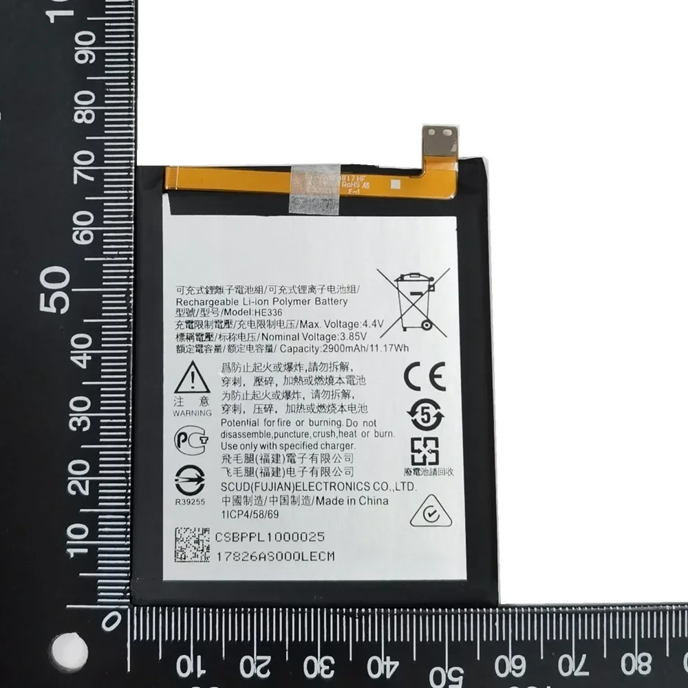 HE336 Original Battery For Nokia 5 / 5.1 Plus / 5 Dual / 3.1 TA-1063 1053 1076 1075 1074 1070 1081 1061 1057 Phone Battery