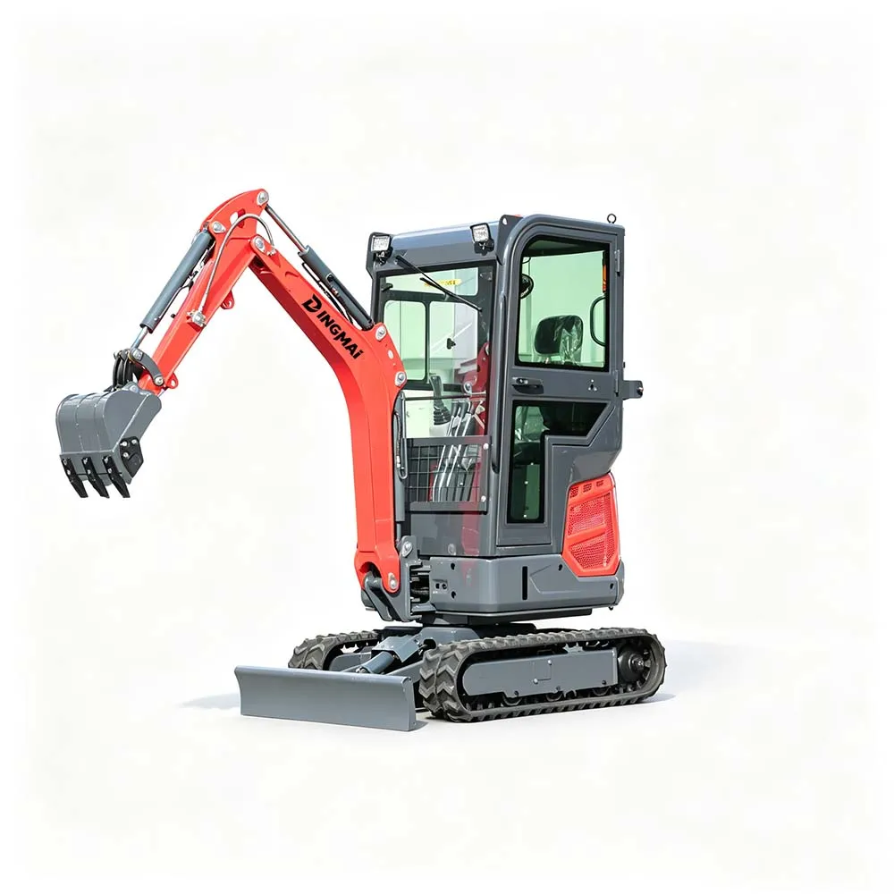 Mini Excavator 1.3 Ton KOOP Diesel Engine 8KW Rubber Tracks Side Swing Boom For Farm Garden And Construction Customizable
