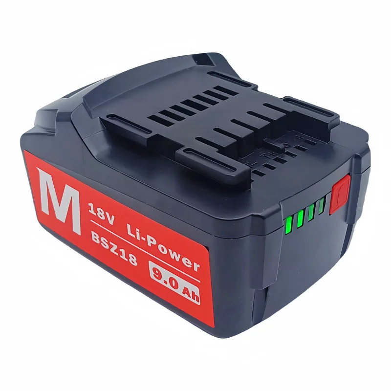 18V 3.0Ah 6.0Ah 9.0Ah Battery  for Metabo Cordless Power Tool Replace for Metabo 18V 625592000 625591000 Backup Batteries