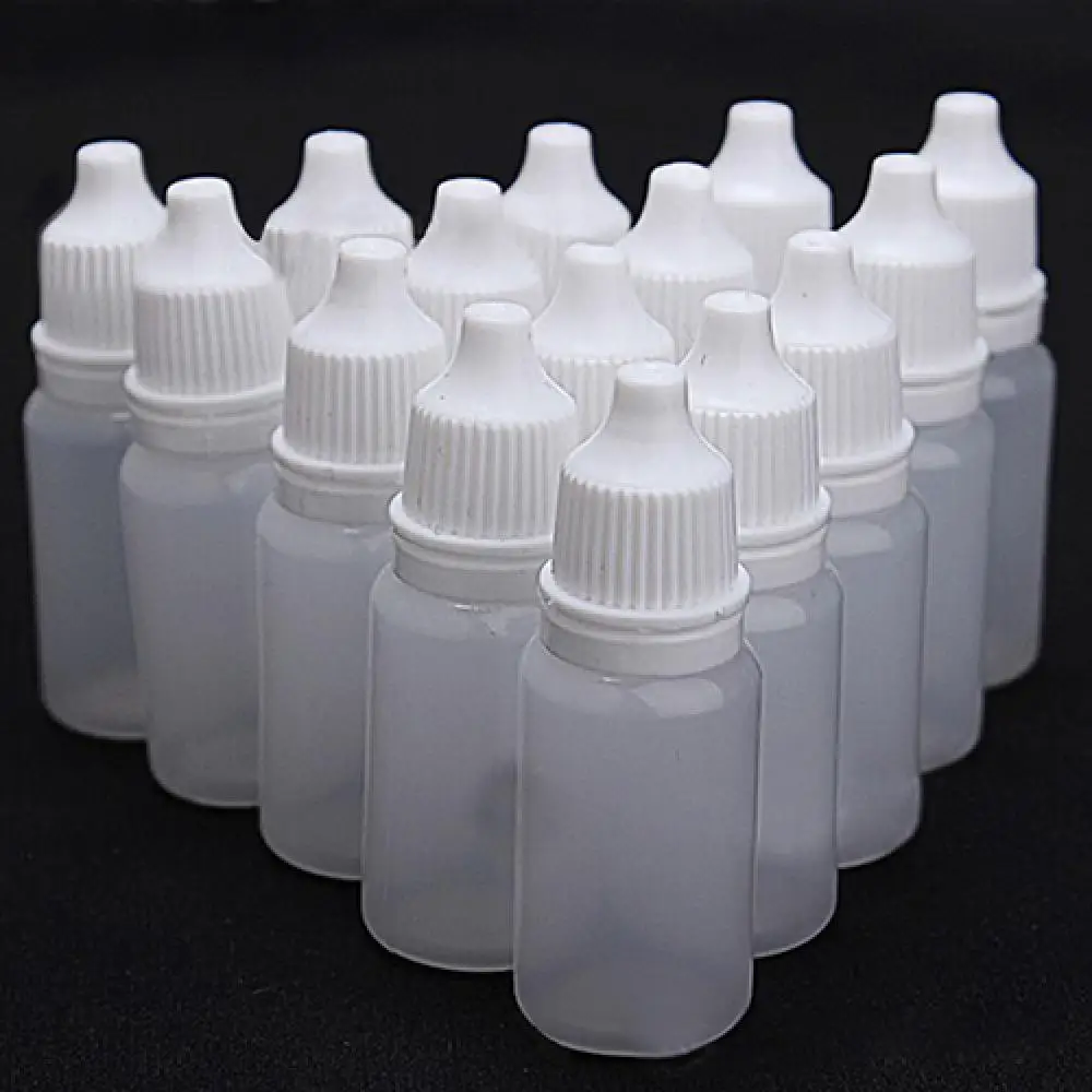 

5PCS 5-100ml Empty Plastic Squeezable Dropper Bottles Eye Liquid Dropper Squeezable Eyes Liquid Dropper Refillable Bottles