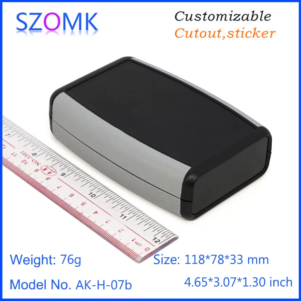 4 Pieces 118*78*32 mm plastic electrical box 9V battery holder control enclosure for PCB SZOMK Hot selling plastic enclosure box