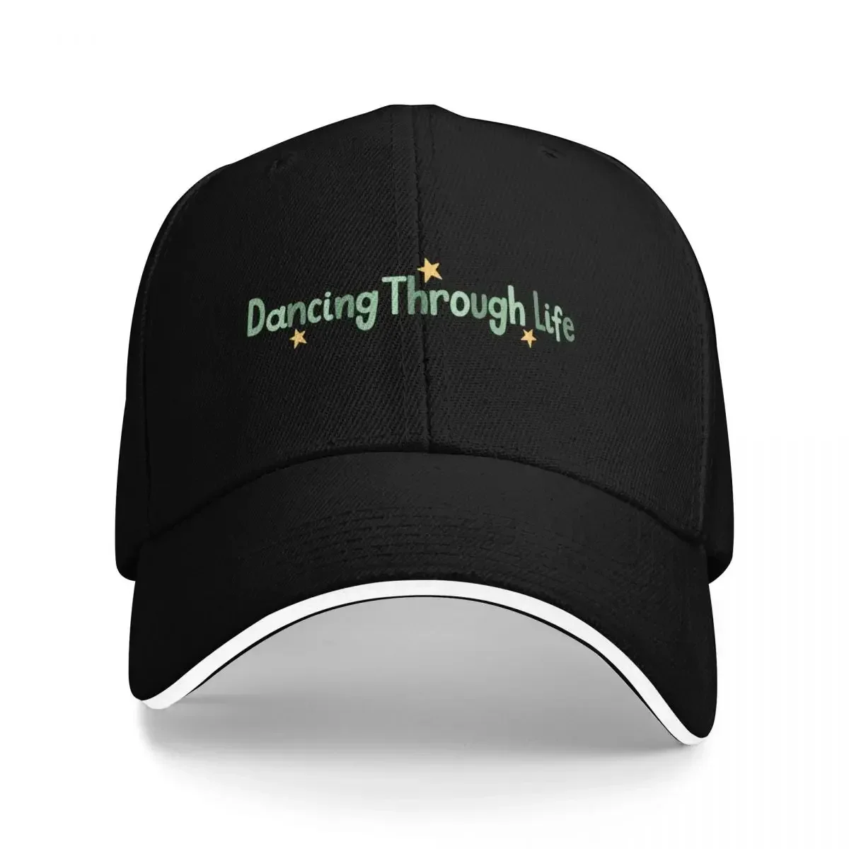 2026 Wicked Muscial, Pastel Green Dancing Through Life Quote Baseball Cap Trucker Cap hiking hat Bobble Hat Men's Women's