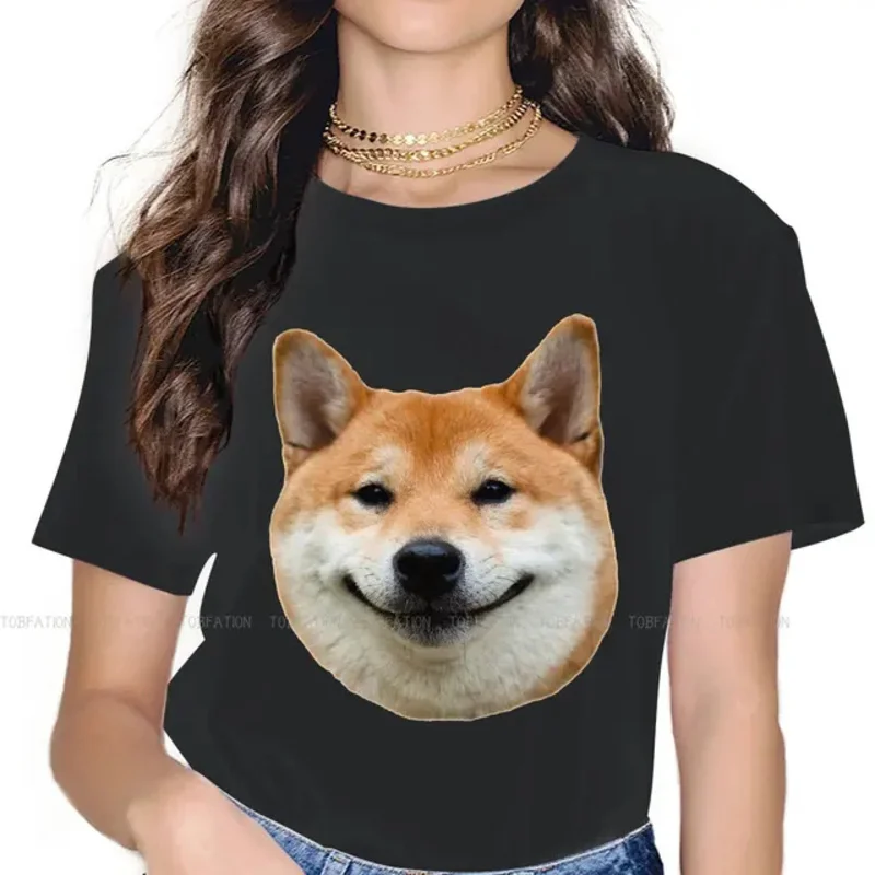 Shibe Smile Hip Hop TShirt  Corgi Short Legs Dog Creative Casual T Shirt Girl Tee Unique Gift Idea