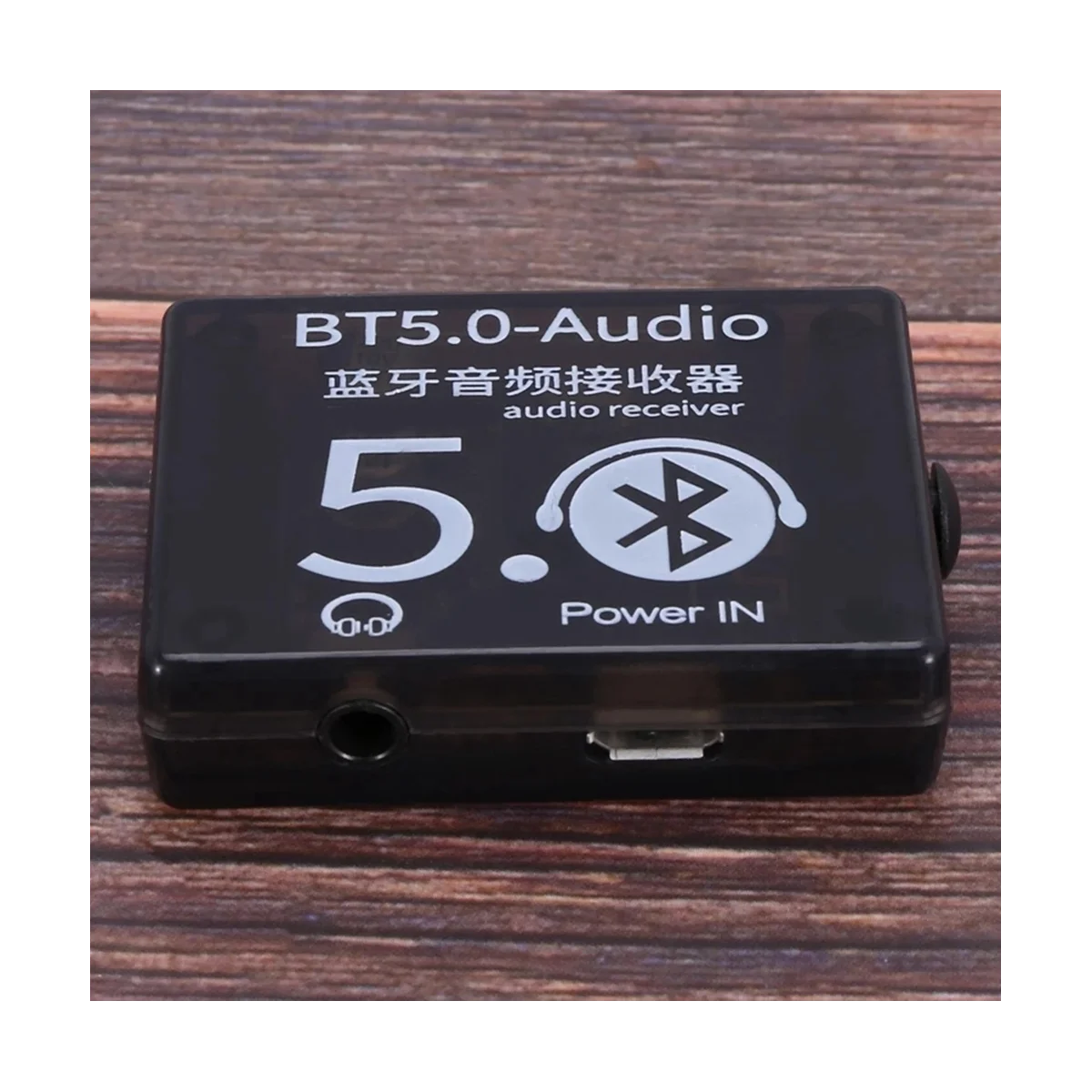 BT5.0 Audio Receiver MP3 Bluetooth Decoder Lossless Car Speaker Audio Amplifier Board with Case+AUX Audio Cable DC3.7-5V