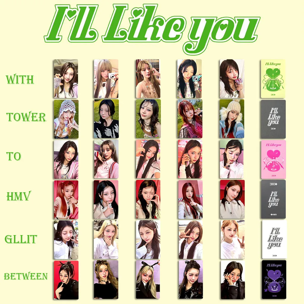 Kpop Idol ILLIT I'LL LIKE YOU Album Photocards