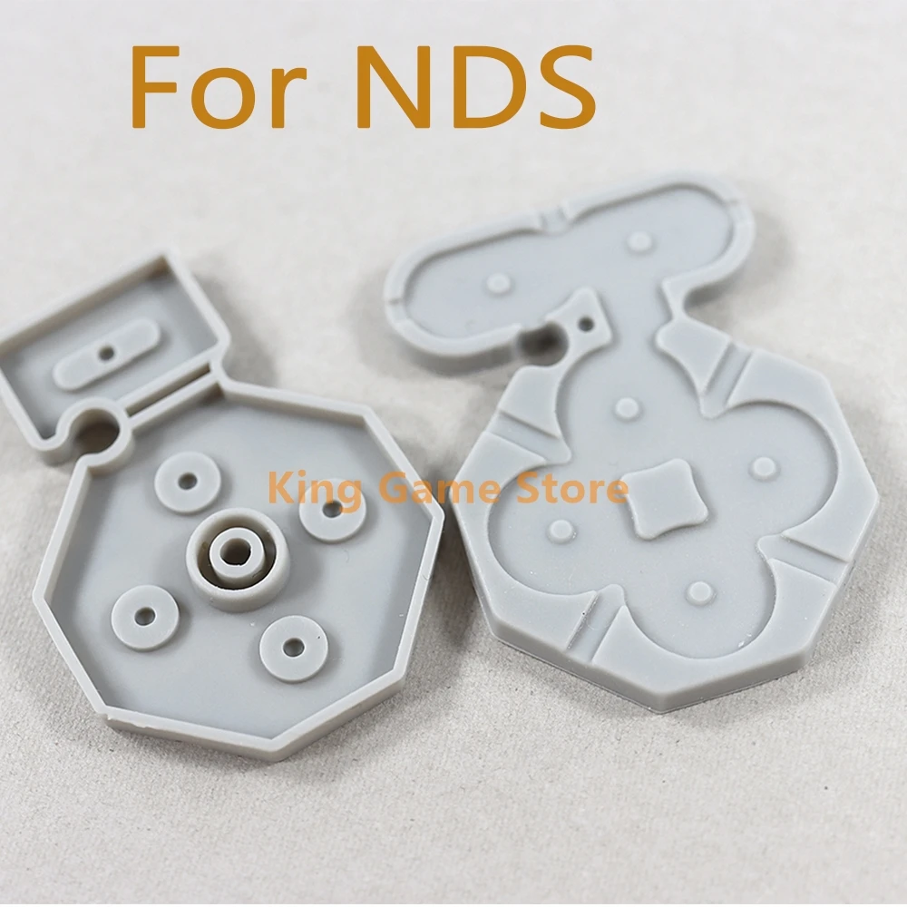 

200Sets For NDS Game Controller Repair Replacement Parts Soft Rubber Conductive Adhesive Button Pad Keypads Compatible