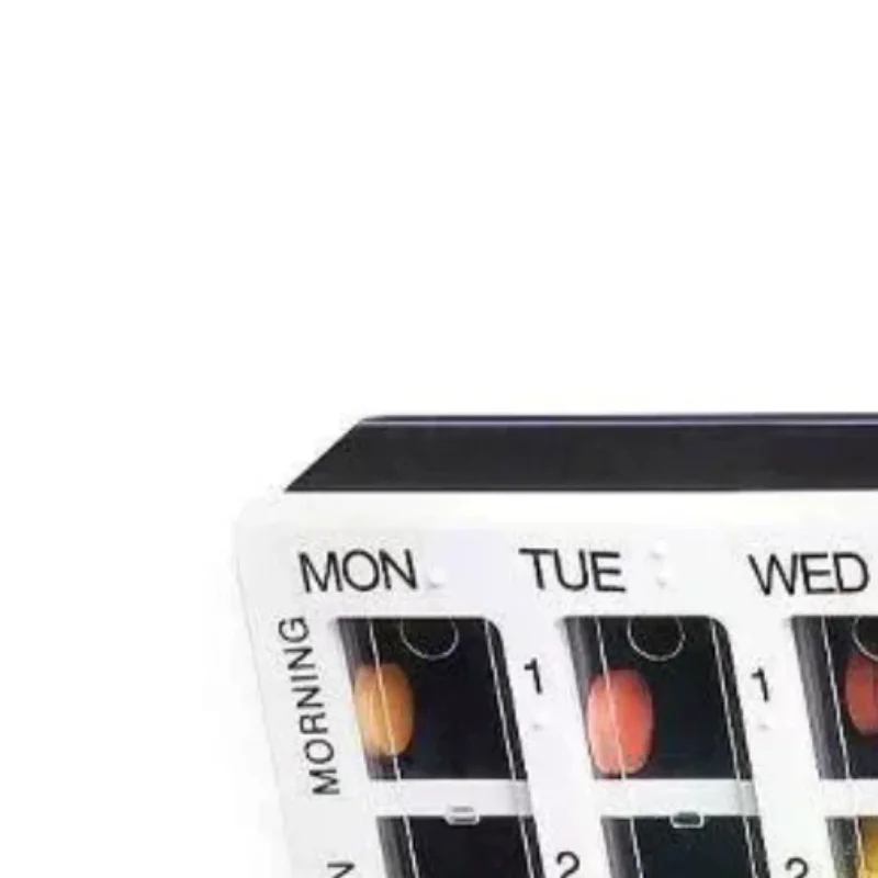 28 Grids Weekly Pill Organizer Detachable Plastic Medicine Box Portable Pill Container For Home Travel Daily Medication Storage
