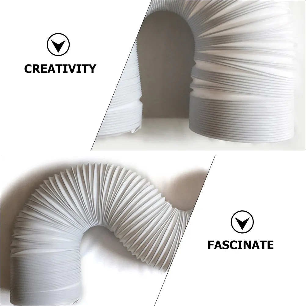 Air Conditioner Exhaust Hose Universal Flexible Pe Duct Lightweight Bendable Heavy Duty for Home Kitchen Ac Venting Air