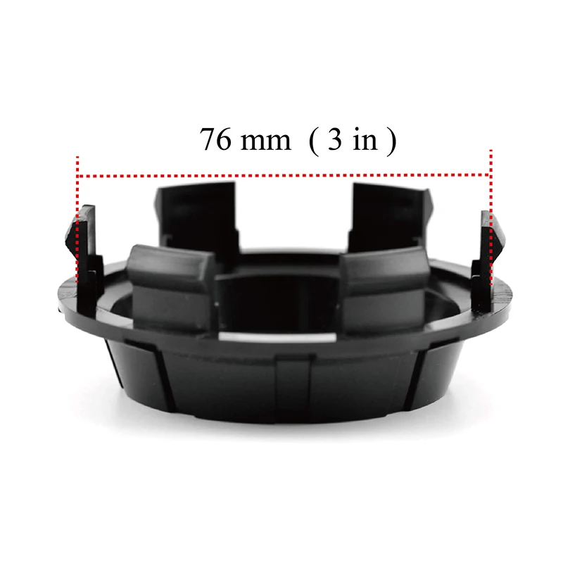 GTownworks 4 pcs OD 83mm ID 76mm Dome Wheel Center Cap For 2005-2013 Yukon Sierra 2007-2013 Avalanche Wheel Cap Auto Accessories