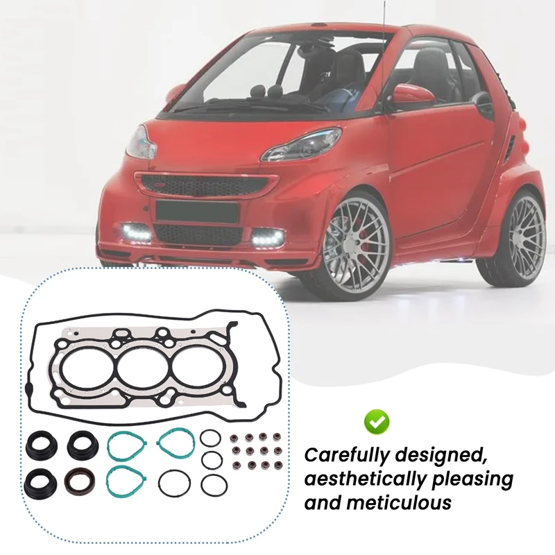 Car Full Engine Rebuild Gasket Set 50317600 1320320180 For Mercedes-Benz Smart Fortwo Cabrio 451 2007-