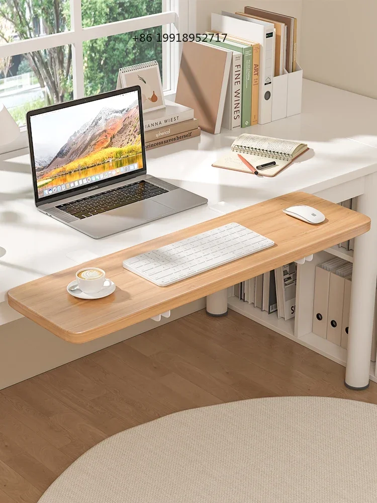Desktop Extension Board Stackable Computer Table Side Widening No Drilling Keyboard Support Rack Home Office Furniture JJ643