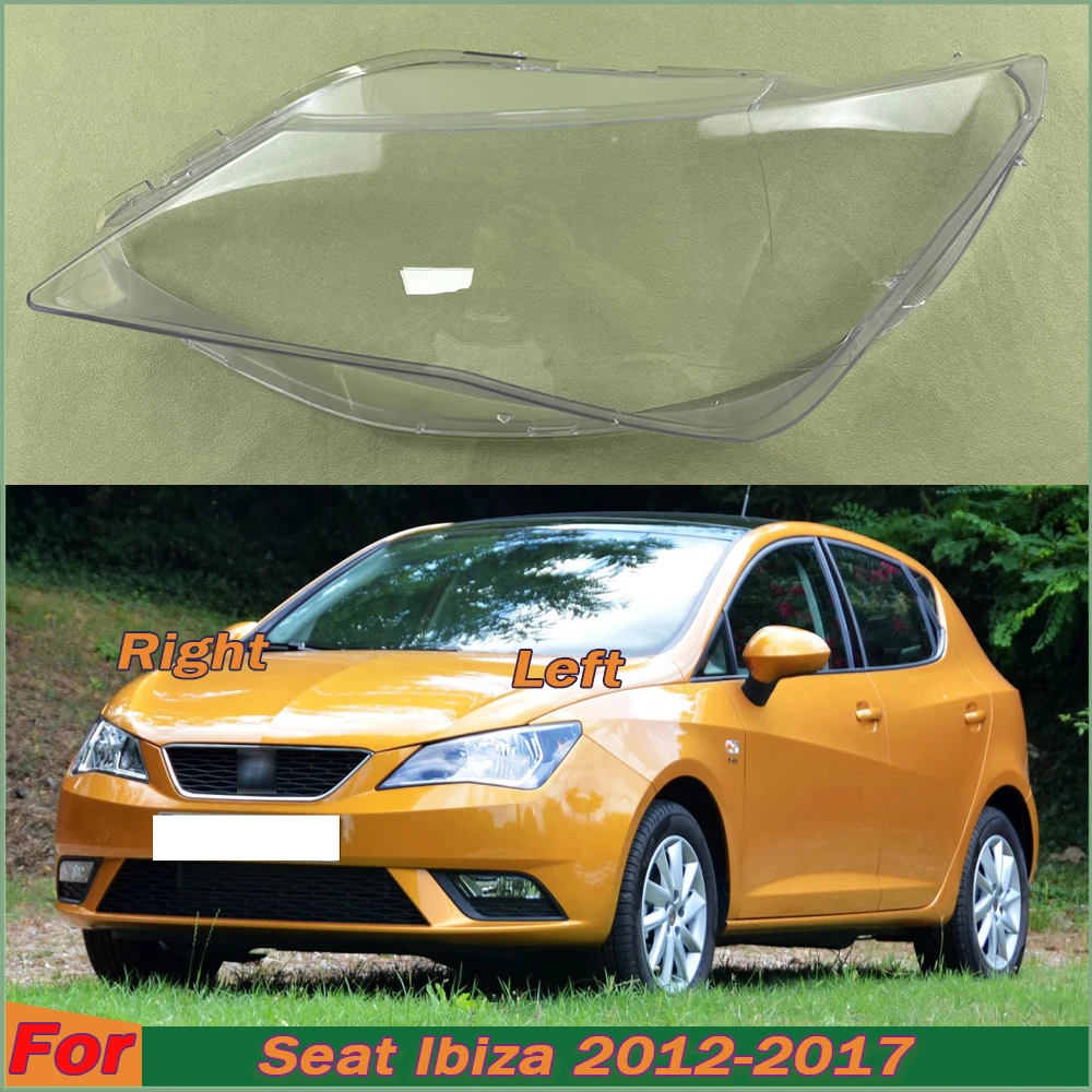 

For Seat Ibiza 2012-2017 Car Accessories Rear Taillight Shell Tail Lamp Cover Brake Lights Mask Replace The Original Lampshade