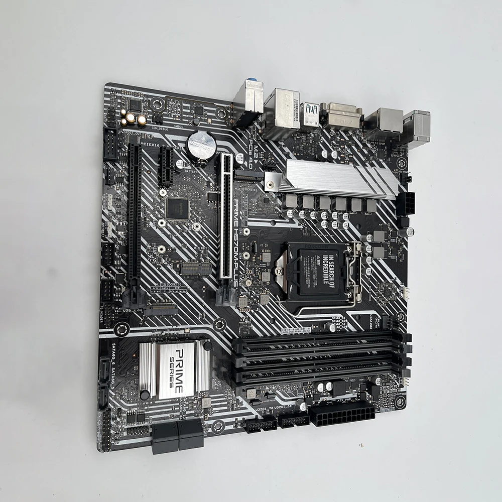 Desktop Mtotherboard For A-s-u-s LGA 1200 Socket Support for 10th 11th Gen Core PRIME H570M-PLUS