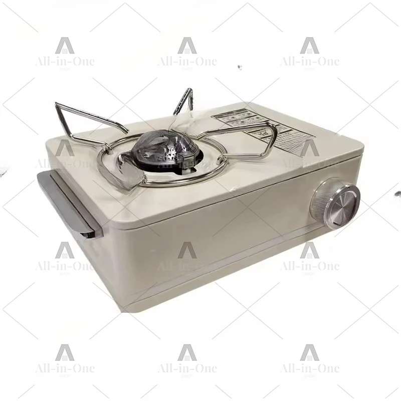 Popular LED light strip cassette stove outdoor portable outdoor camping hot pot stove household gas tank