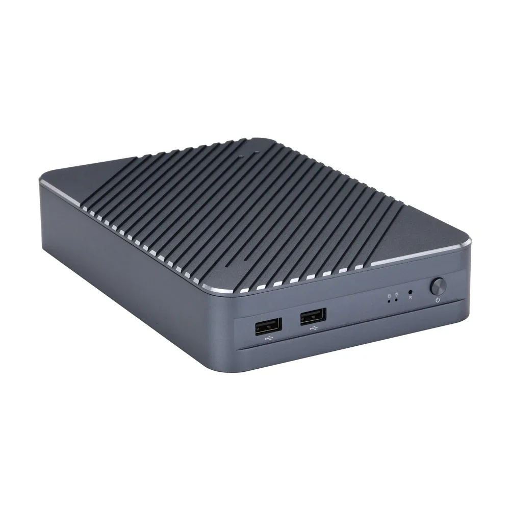 Qotom NAS Storage 4 X 2.5 Gigabit LAN Mini PC FirewallServer 4 X M.2 SSD NAS Storage Server