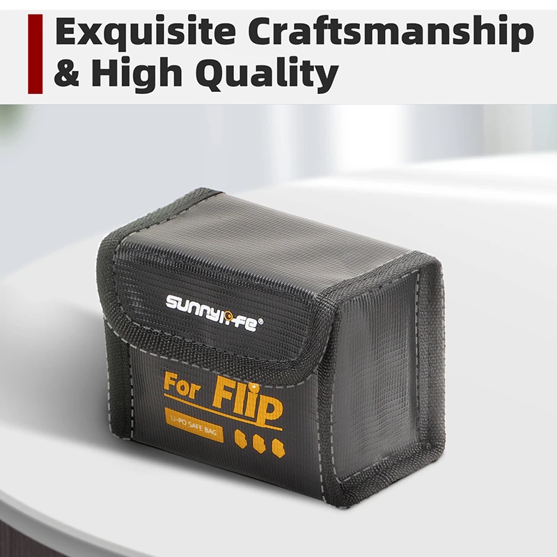 Bolsa segura de batería para DJI Filp, funda portátil ignífuga a prueba de explosiones para DJI Filp Drone, accesorios para bolsa de batería