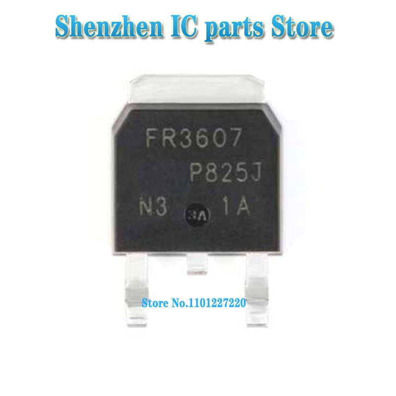 10pcs/lot IRFR3607 RFR3607 FR3607 56A 75V TO252 In Stock