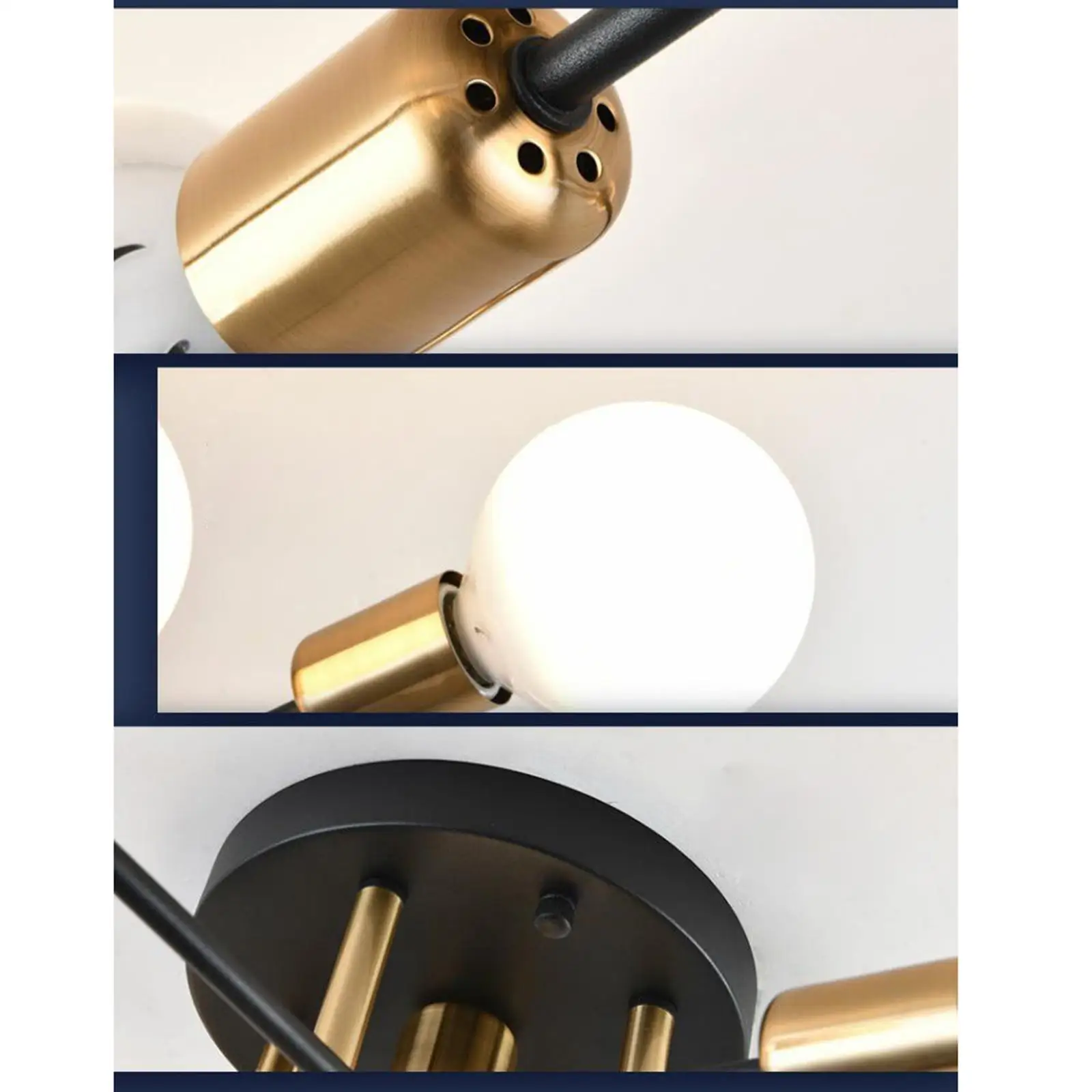 Nordic Ceiling Light E27 Base Pendant Light Indoor Lighting Fixture Sputnik
