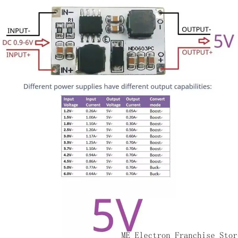 T5EA 1-6 В до 3 В 3,3 В 4,2 В 5 В.