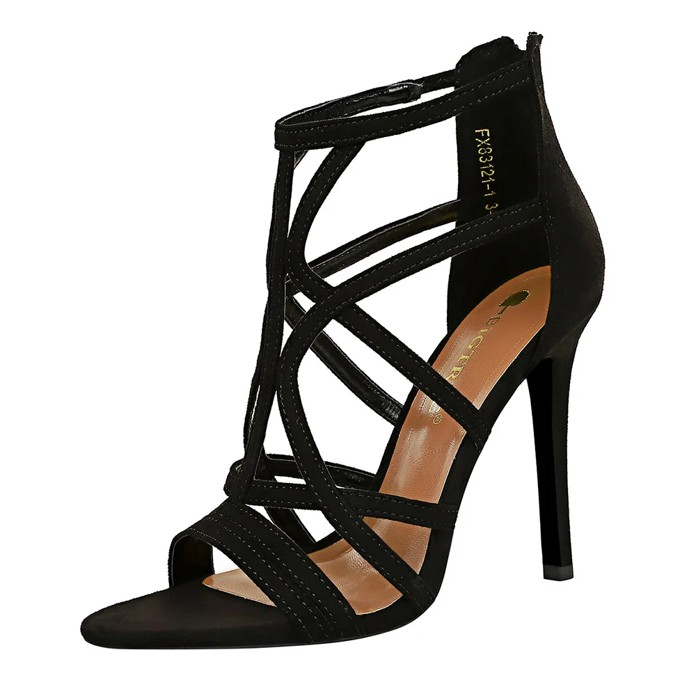 Zapatos de Baile Latino para Mujer, 11 cm, Suela Suave, Tacón Bajo, Sandalias para Cha Cha, Tango, Botas Profesionales para Entrenamiento y Baile de Salón