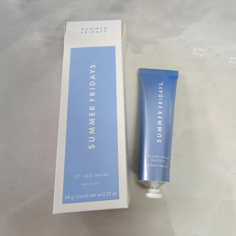 Summer Fridays Mild Repair Skin Care Jet Lag Mask The Holiday Trio Set Lip Balm Suit Hot Cocoa Toasted Marshmallow Lip Gloss view 4