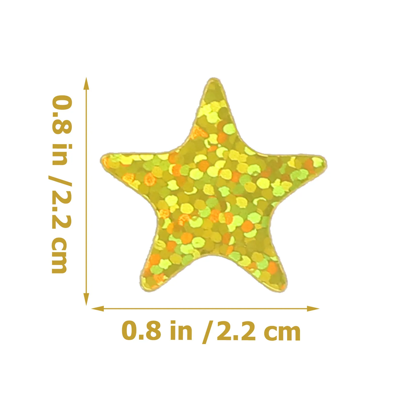 30Sheets Golden Star Reward Stickers Motivation Stickers Removable Classroom Decals for Teachers Students Kindergarten