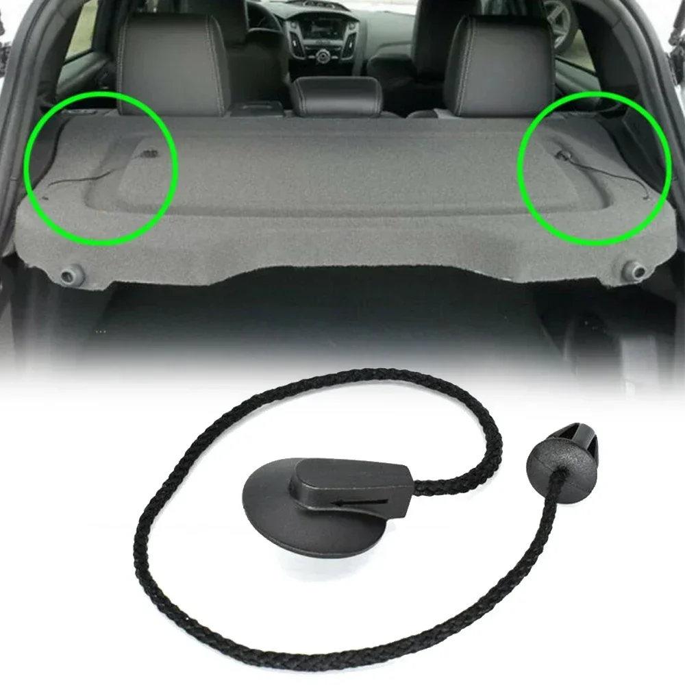 2 pezzi per FORD FOCUS 3 Hatch MK3 2012-2018 bagagliaio posteriore portapacchi vassoio carico interno Tonneau Cover Lift String Strap Clips