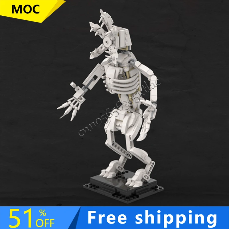 

336Parts MOC Famous Movie Character Terrifying Bone Monster Model Building Blocks DIY Assembly Bricks Toy For Kid Christmas Gift