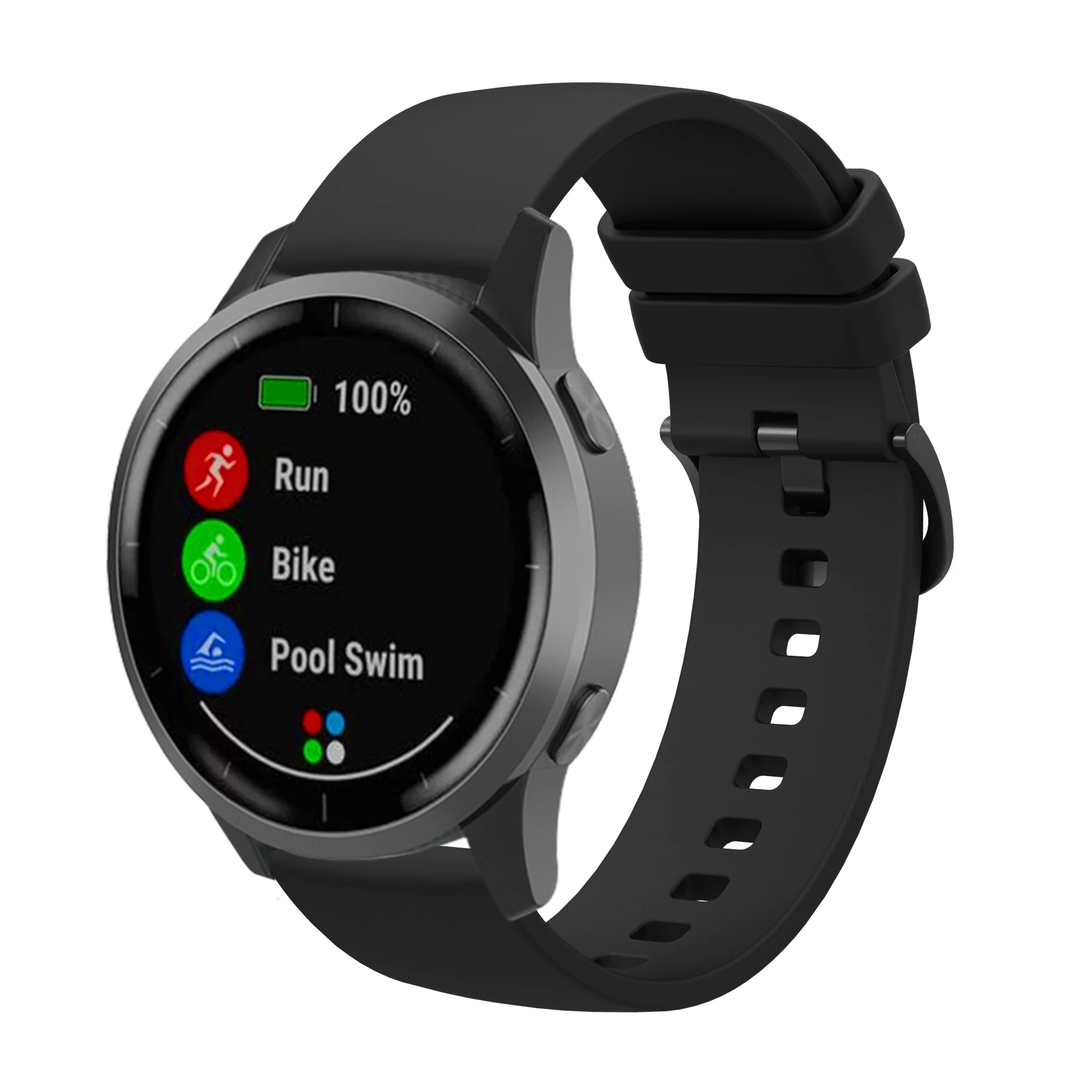 Silicone Strap For Garmin Forerunner 255 255S 245 645/Vivoactive 4 4S 3/Venu 2S 2 Plus Wristband Bracelet Correa Sport Watchband