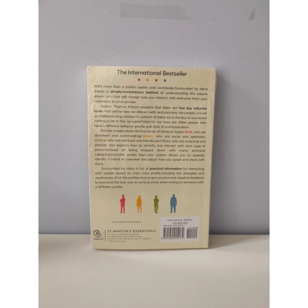 محاط بالبلهاء أنواع السلوك البشري الأربعة بقلم توماس إريكسون رواية الأكثر مبيعاً