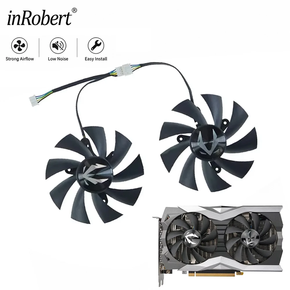 For Zotac Gaming GeForce RTX 2060 2060S 2070S GTX 1660S 1660Ti GA92A2H 87MM Graphics Card Replacement Fan