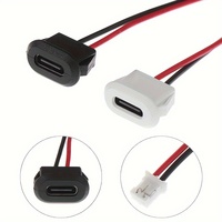 5PCS/10PCS USB 2.0 Direct Pressure Welded Wire Type Mother Lamp Toy Charging Port Table Lamp Precision Instrument Charging Port