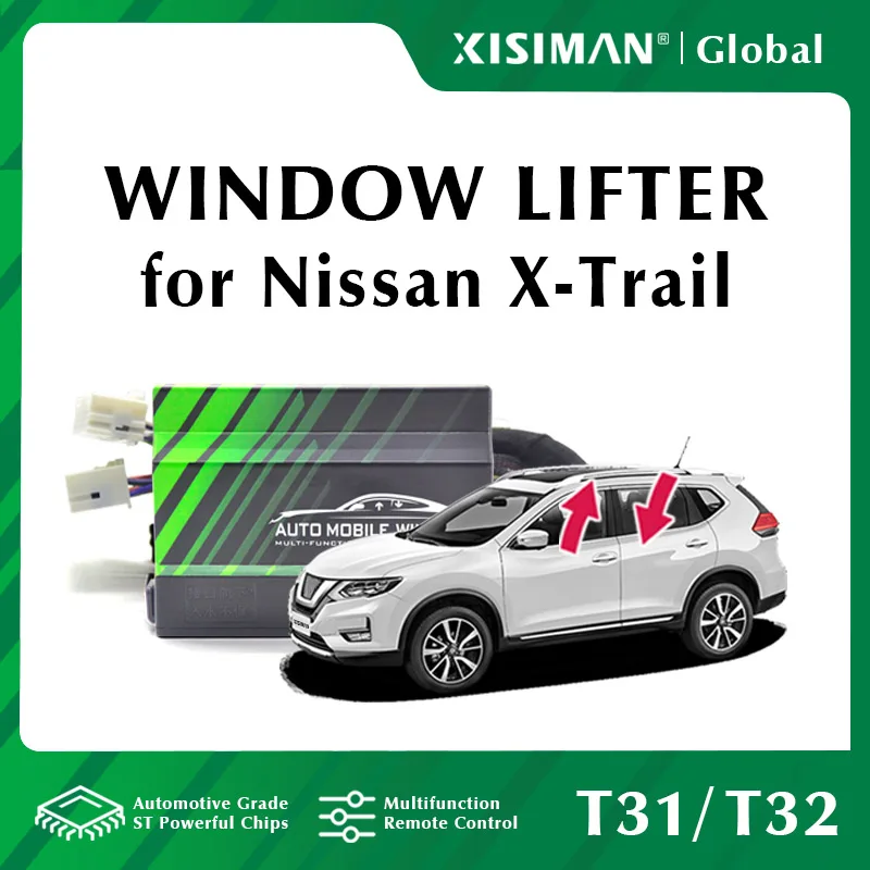 

Car Power Window Closer For Nissan X-Trail T31 T32 Windows Roll Up And Down Automatic Window Lifter Close Accessories