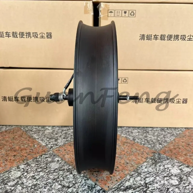 48V 750W 20 Inch Hub Motor with Sensor for Snowmobile/ATV/UTV Conversion Kit  Compatible with Waterproof Design