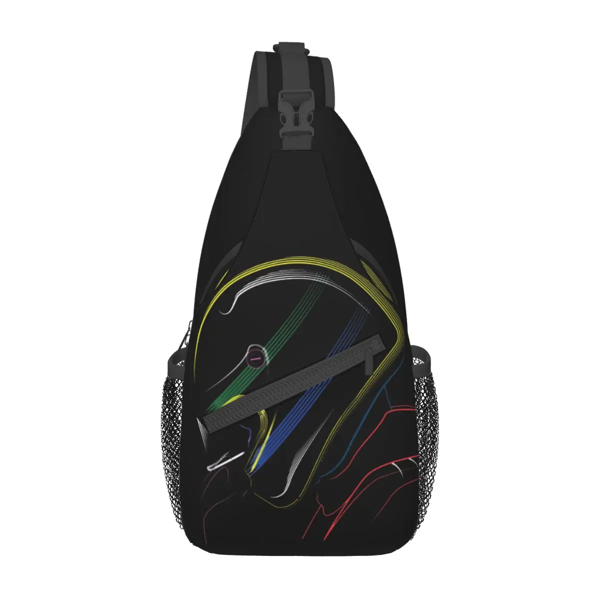 Kask Ayrton Senna torba typu Crossbody Sling Bag torba na klatkę piersiowa plecak na ramię plecak na wędrówki torba rowerowa