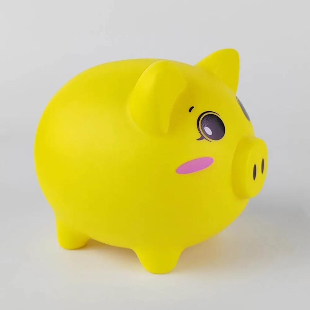 Tirelire Anti-chute pour cochon, réservoir d'épargne, grande capacité, boîtes d'argent pour cochon de dessin animé, modèle cochon décoratif à collectionner