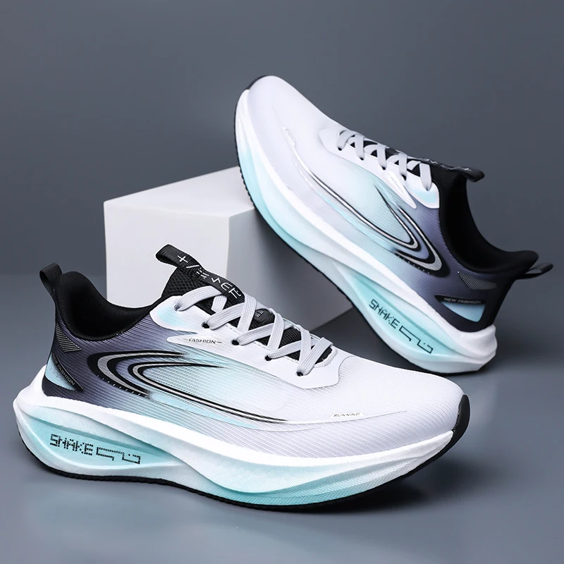 2026Men's Cushioning Running Shoes Lightweight Athletic Casual Sneakers Male Non-Slip Sports Shoes Outdoor Travel Walking Shoes